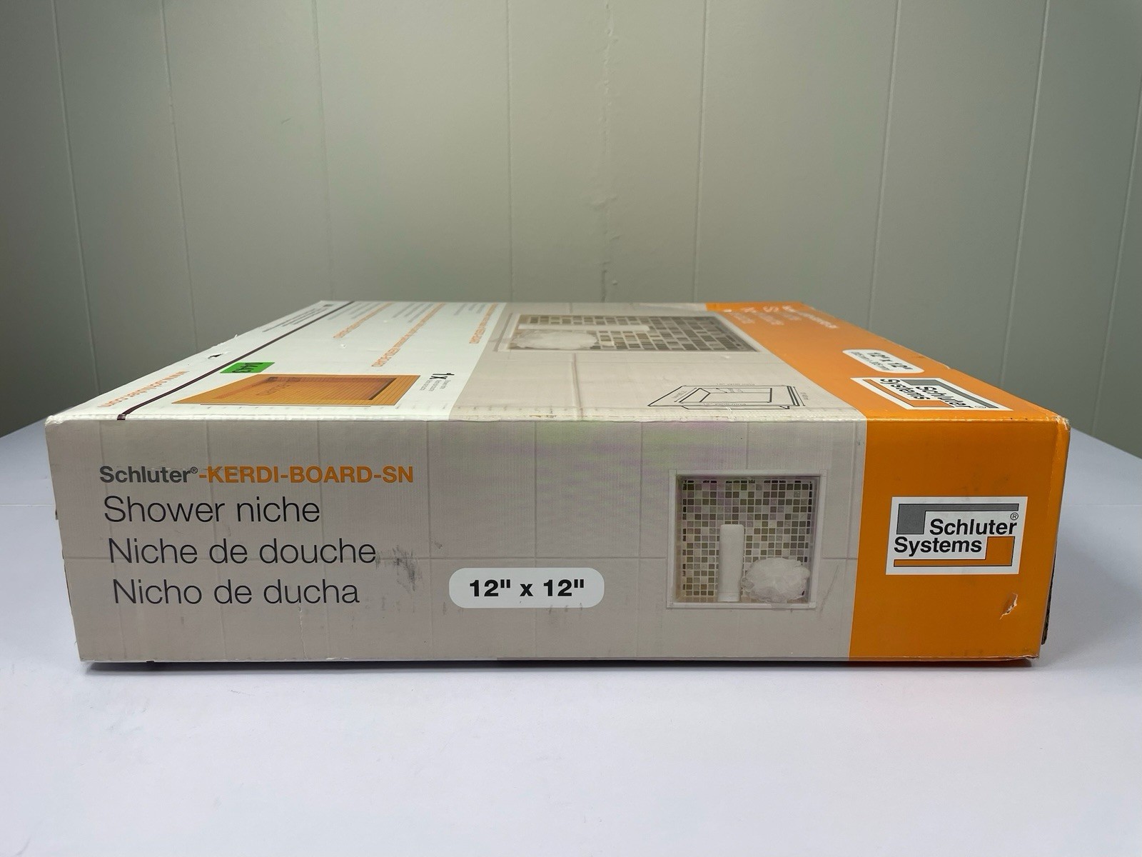Schluter KERDI-BOARD-SN Shower Niche 12×12 Waterproof Tile Ready Open Box