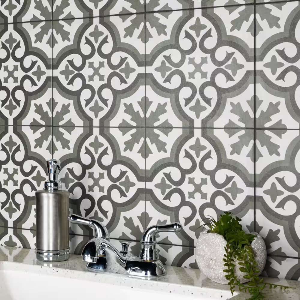 Berkeley Essence Eden 17-3/4 In. X 17-3/4 In. Porcelain Floor and Wall Tile (13.