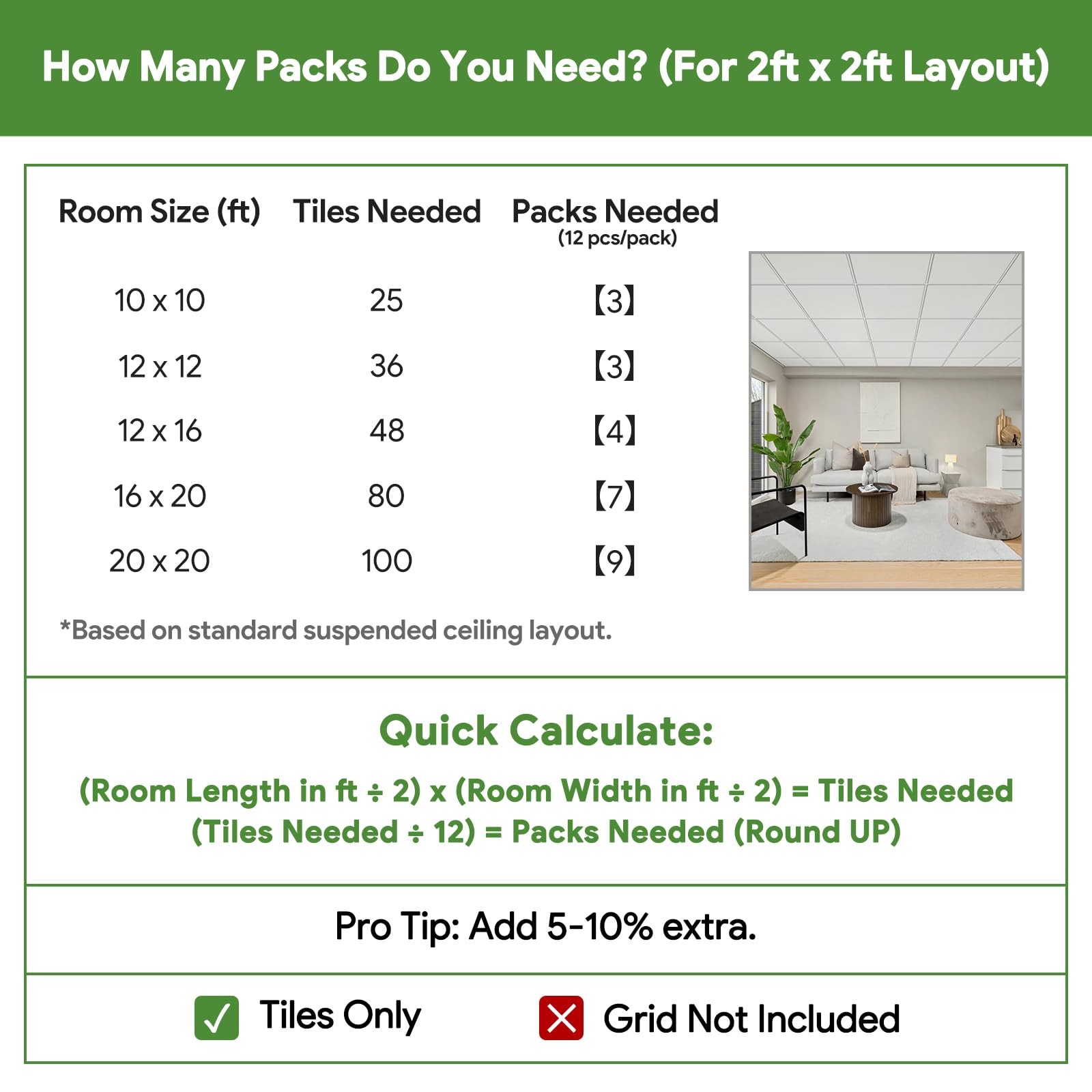 24×24 White Drop Ceiling Tiles Waterproof High-Grade PVC Ceiling Tiles 2×2 Fire-