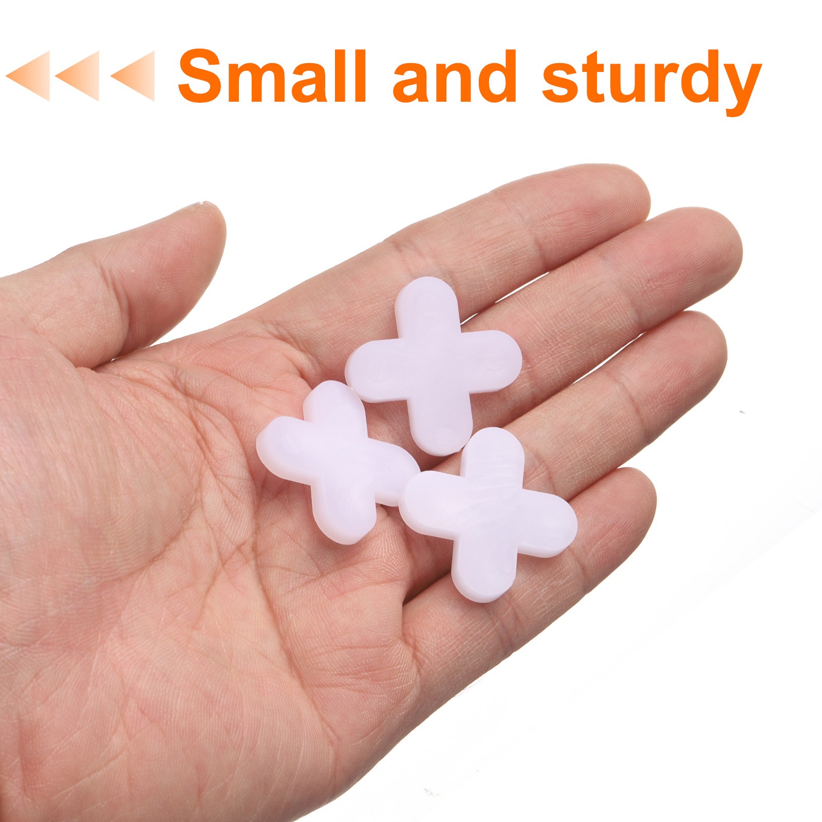 200pcs Tile Spacers 10mm Hard Plastic Cross Tiles Leveler Spacer for Ceramic