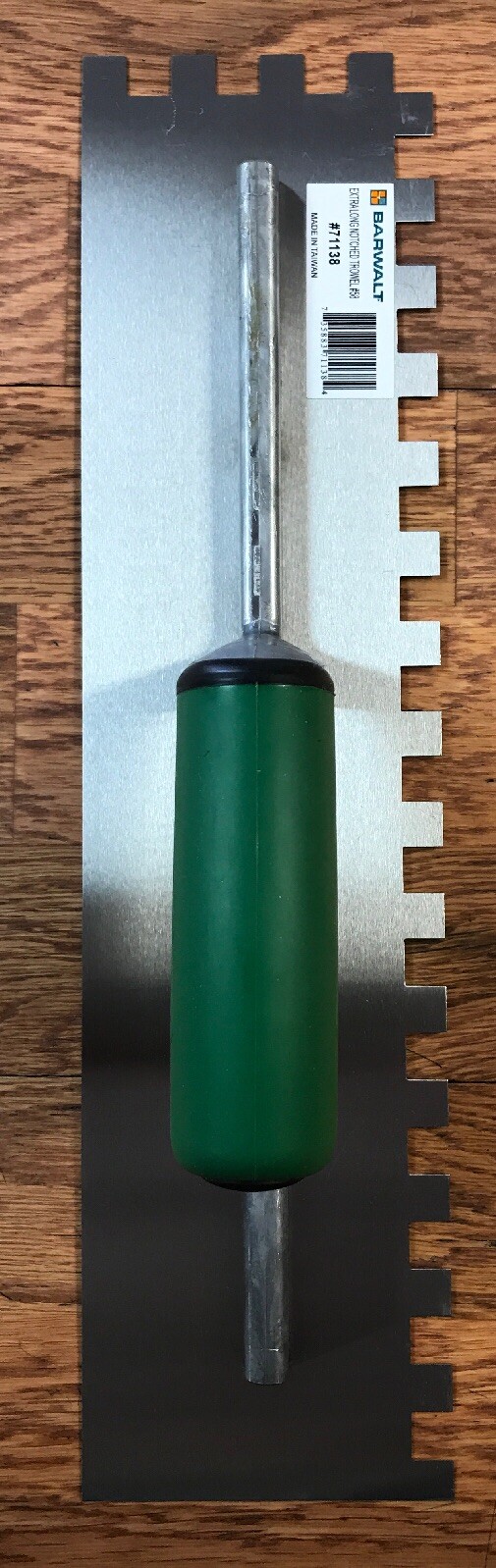 Barwalt 16″ Tile Flooring Trowel 1/2″ x 1/2″ x 1/2″