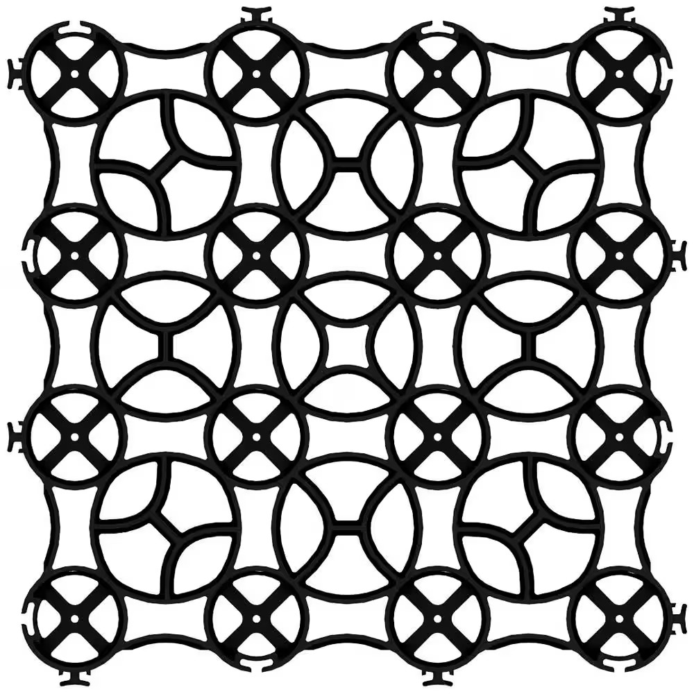 22 In. X 22 In. X 1.5 In. Premium Grid Plastic (12 Pavers/40.50 Sq. Ft.)