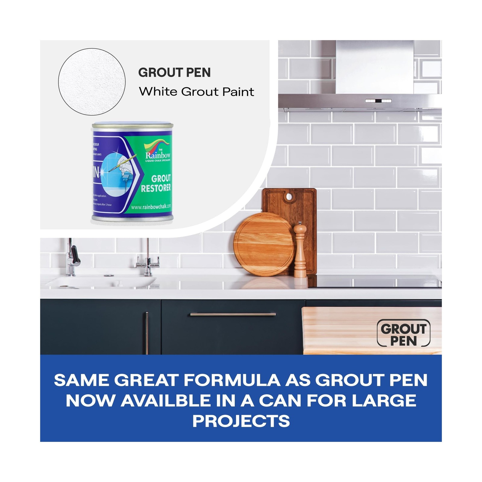 Grout Pen White Grout Paint: Waterproof Tile Paint Grout Refres… USA FAST SHIP