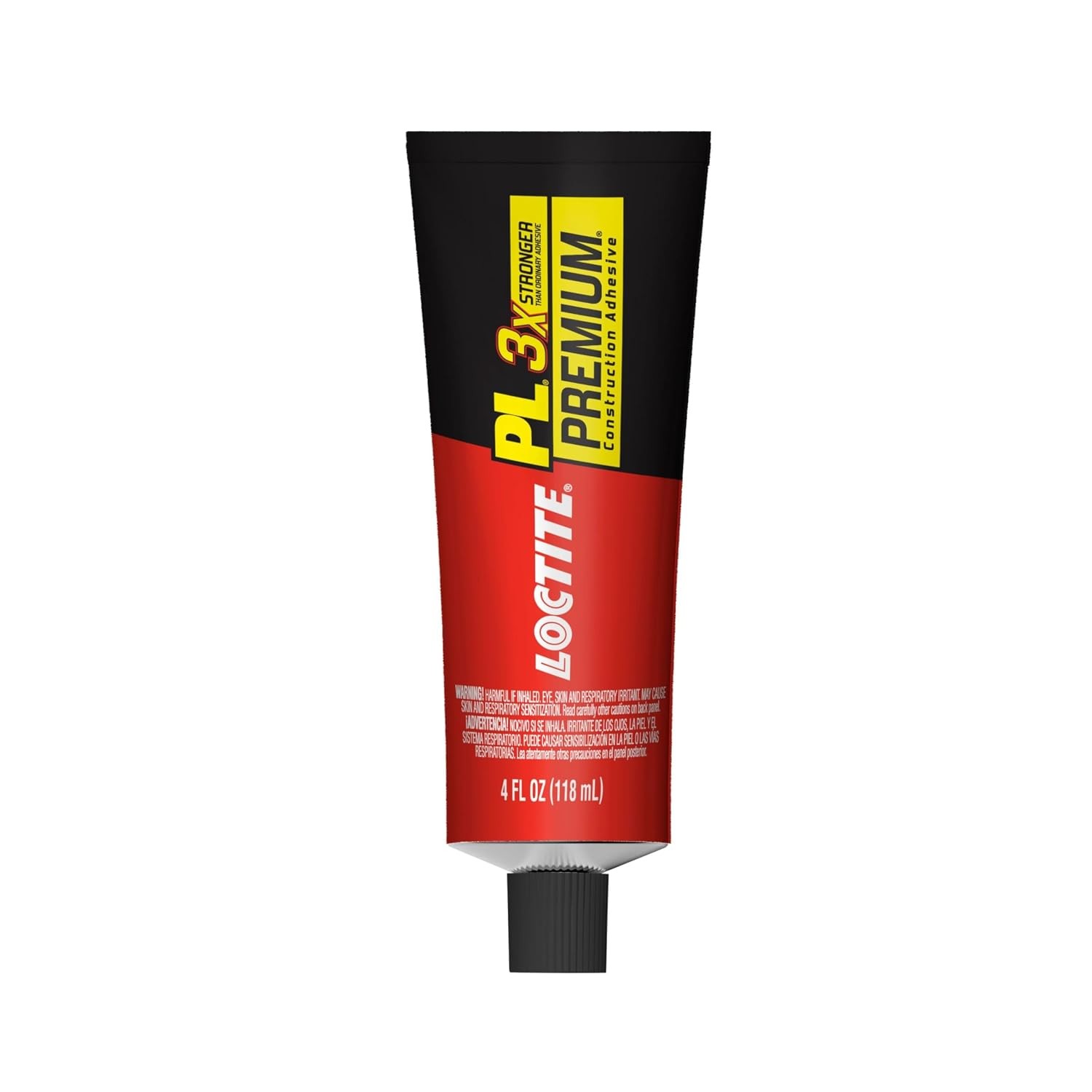 Loctite PL Premium Polyurethane Construction Adhesive, 4 fl oz Squeeze Tube, 6 P