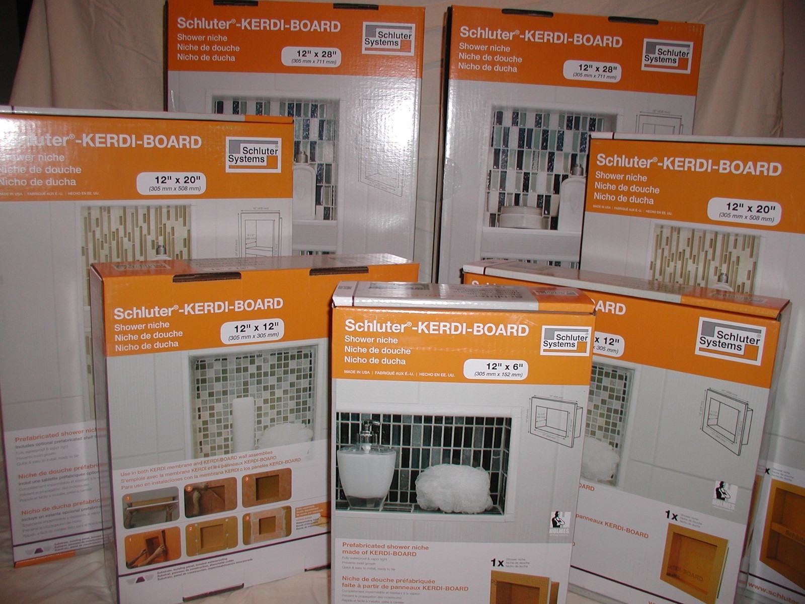 Schluter Kerdi Shower Niche ~ 4 Sizes… You Pick the Size You Want! ~