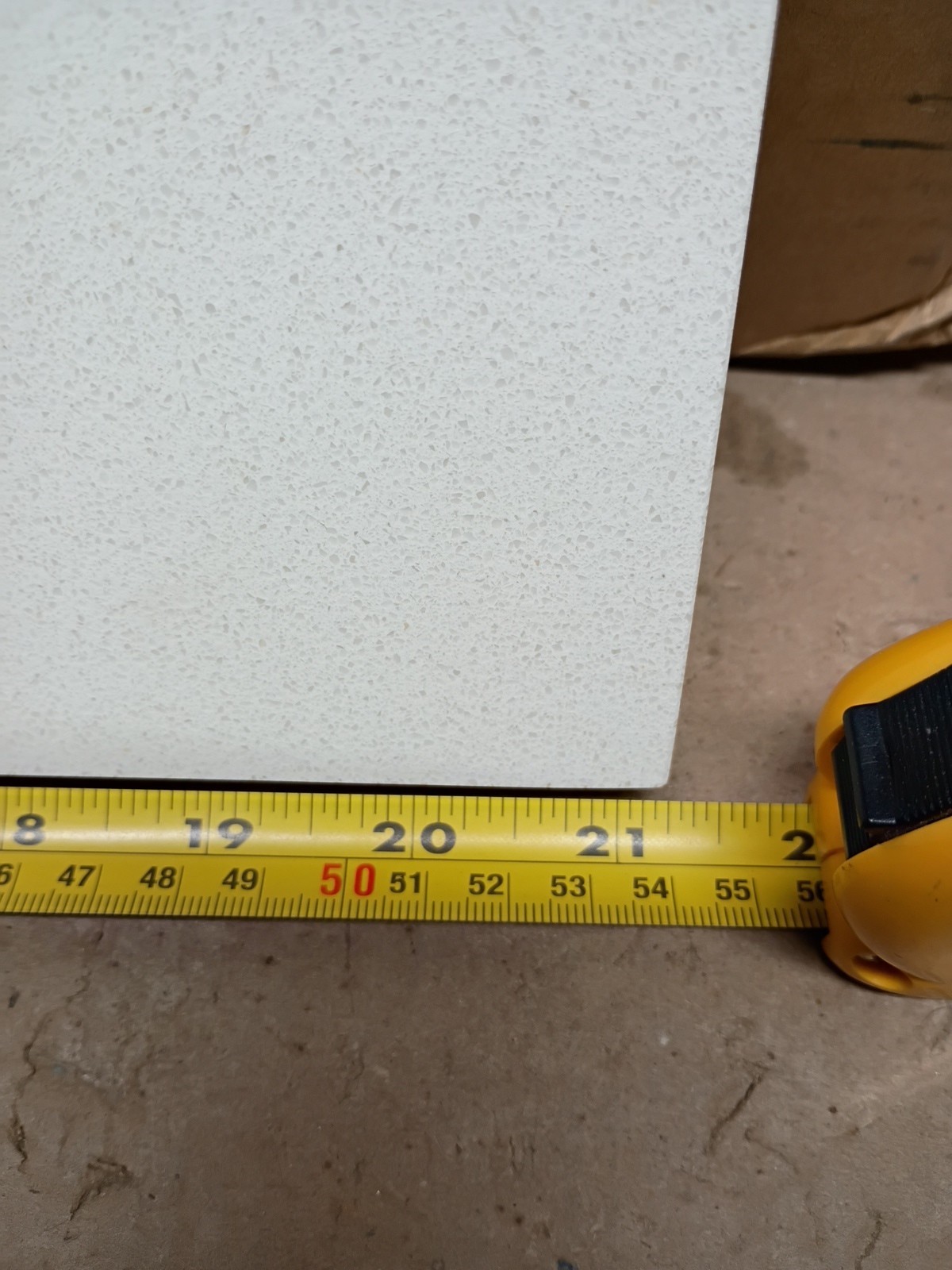Home Decorators Bathroom Vanity Backsplash 21.25″ x 4″ x 0.78″ Quartz Warm White