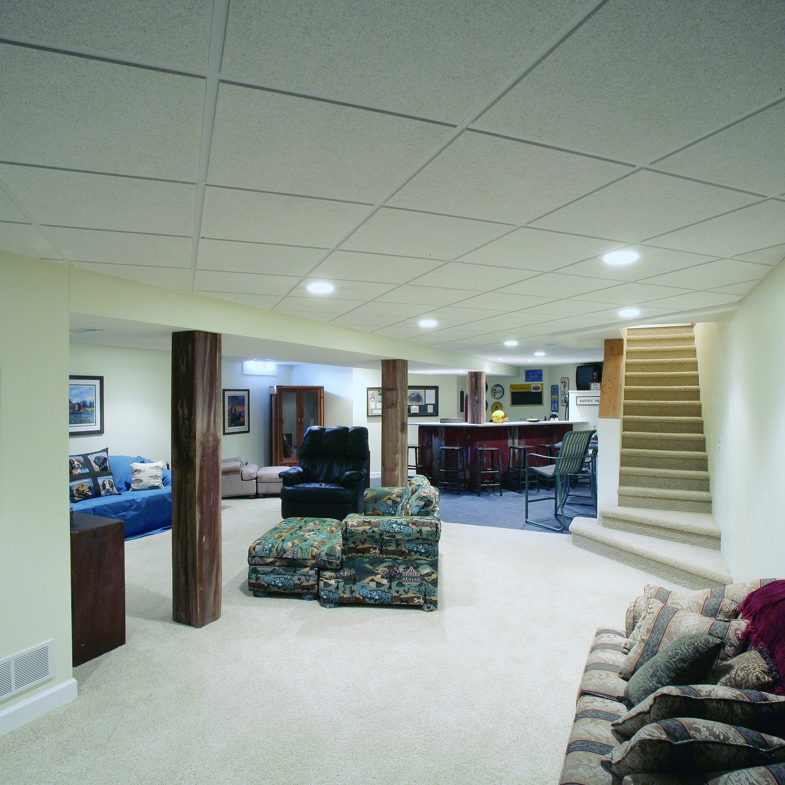 CeilingMAX 100 sq. ft. White Surface Mount Grid Kit