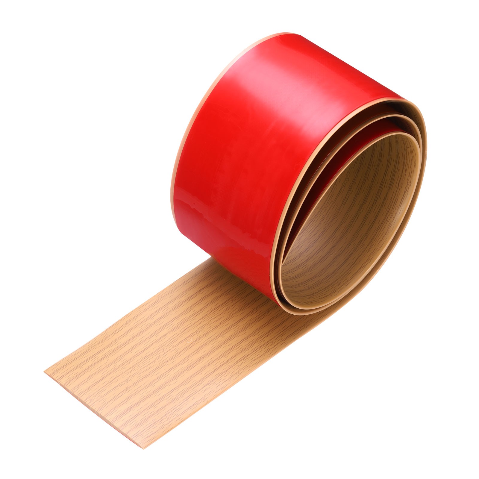 3.3Ft Floor Transition Strip Self Adhesive 3″ Vinyl Floor Cover Strip Oak