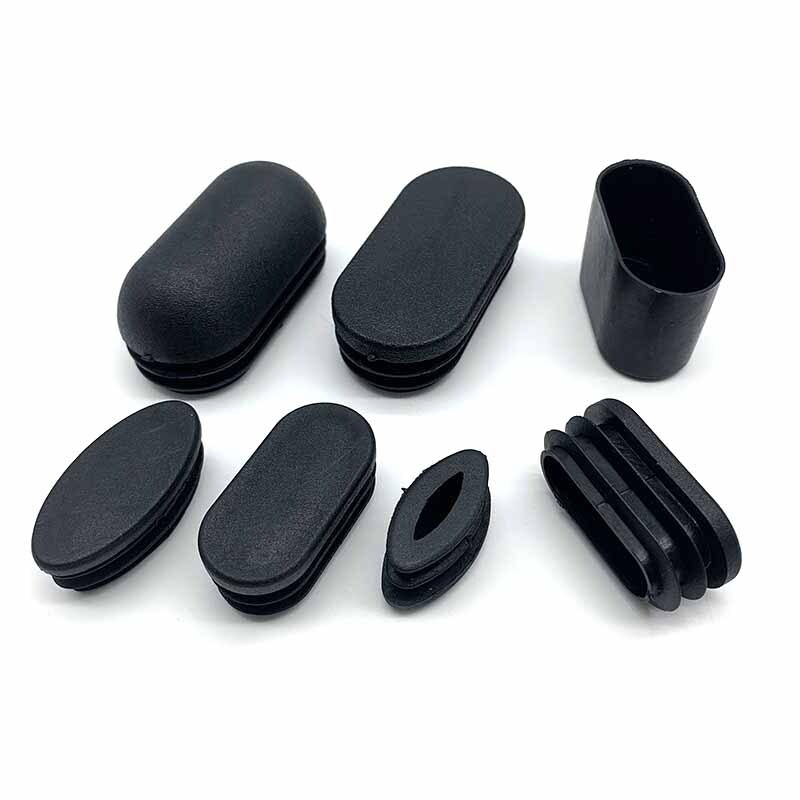 Oval Plastic Tubes End Caps Bungs Blanking Plugs Pipe Inserts Table Feet Chair