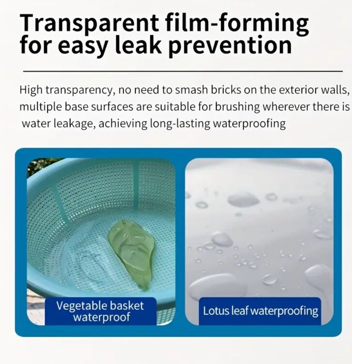 2.2 Lb Invisible Waterproof Agent – Transparent Waterproof Insulating Sealant US