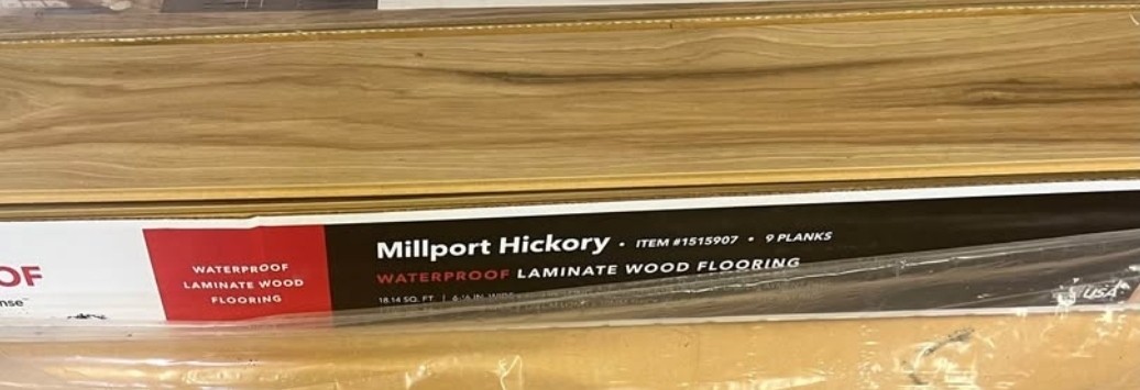 Mohawk Home Millport Hickory Waterproof Laminate 18.14 ft² Planks NEW, DISC