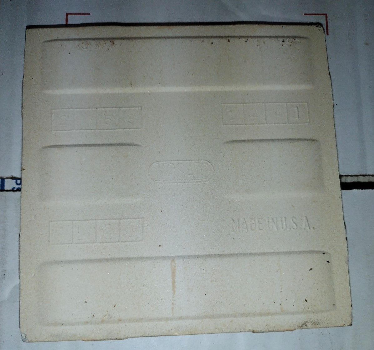 1 Wall Tile Mosaic USA 4-3/8″ Semi Gloss Touch of Lemon Pale Yellow Ceramic 1950