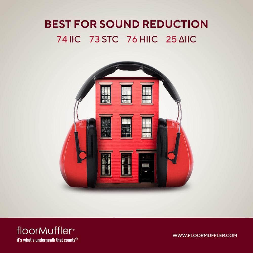 300 sq. ft. 4 ft. x 75 ft. x 0.08 in. Premium Underlayment for Laminate, and