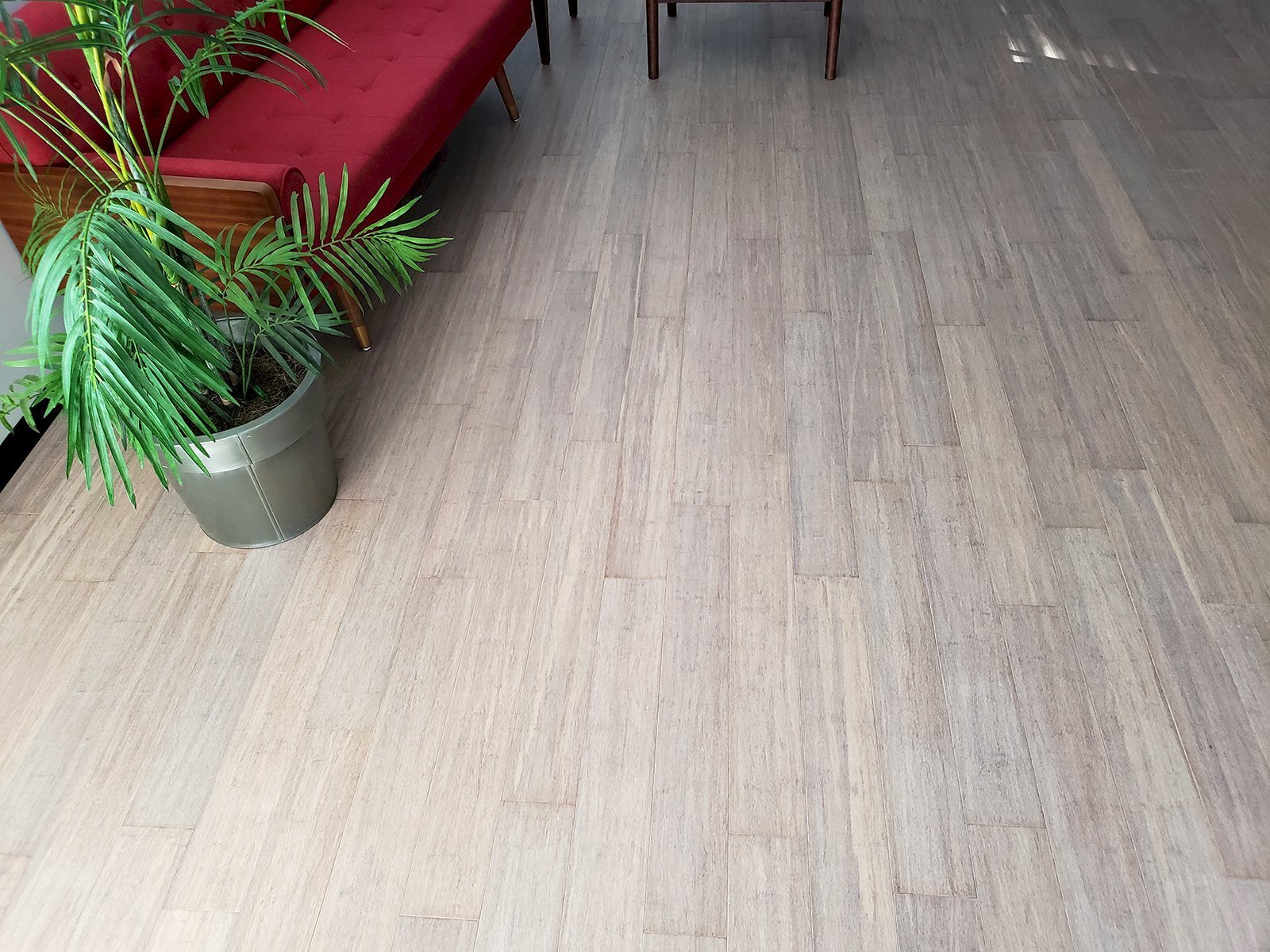 8″ Sample Piece – Ambient® Oyster Shell Rigid Core Bamboo Flooring