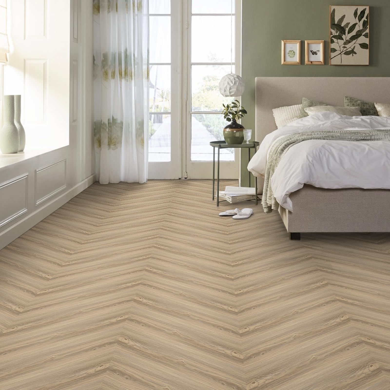 Dureidos Peel And Stick Floor Tile 40 Pcs 60.0 Sq.Ft Peel And Stick Flooring