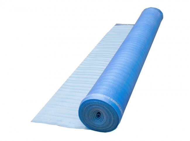 Vapor Barrier Flooring Underlayment for Laminate Floor w/tape 3in1 2mm 1000 sf