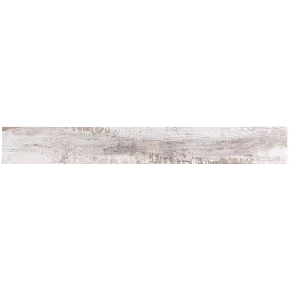 Cypress Multi-Color 4 In. X 32 In. X 9 Mm Matte Wood Look Ceramic Wall Tile (12-