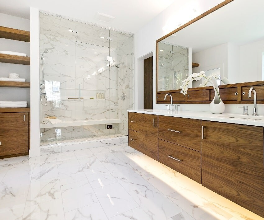 WALK-IN SHOWER 4 Brackets | Floating Shower Bench KERDI-BOARD 2in | Length 60in