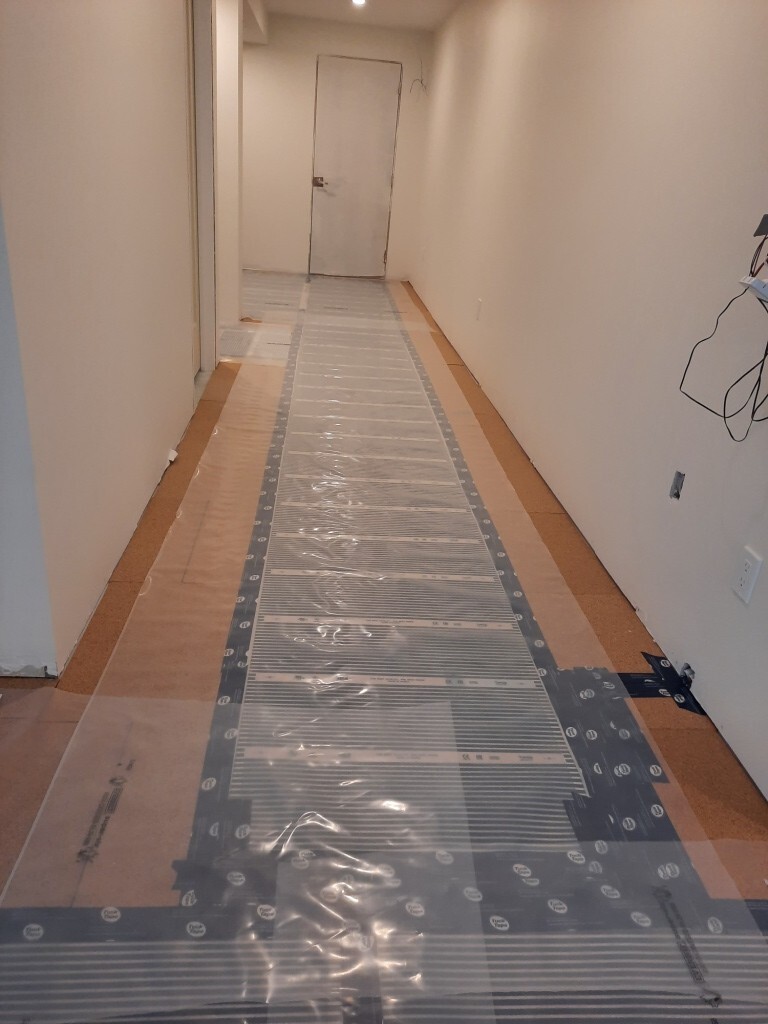 Under floor heating film 220v, 14.8 w/sq.ft., 60.2 sq.ft.