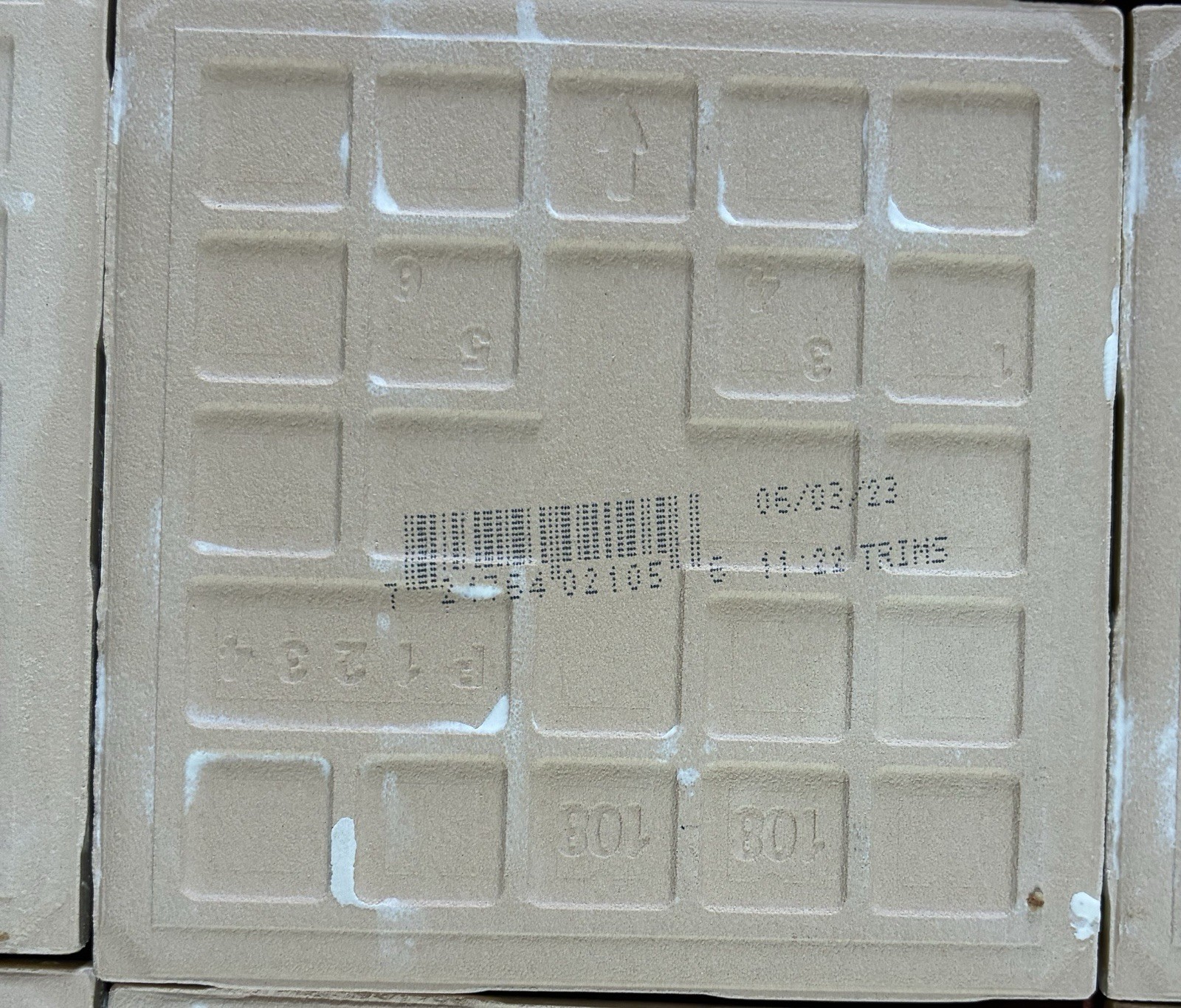Lot of 9 Ceramic Roca Tile Mustard Yellow 4-1/4″ x 4-1/4″ USA