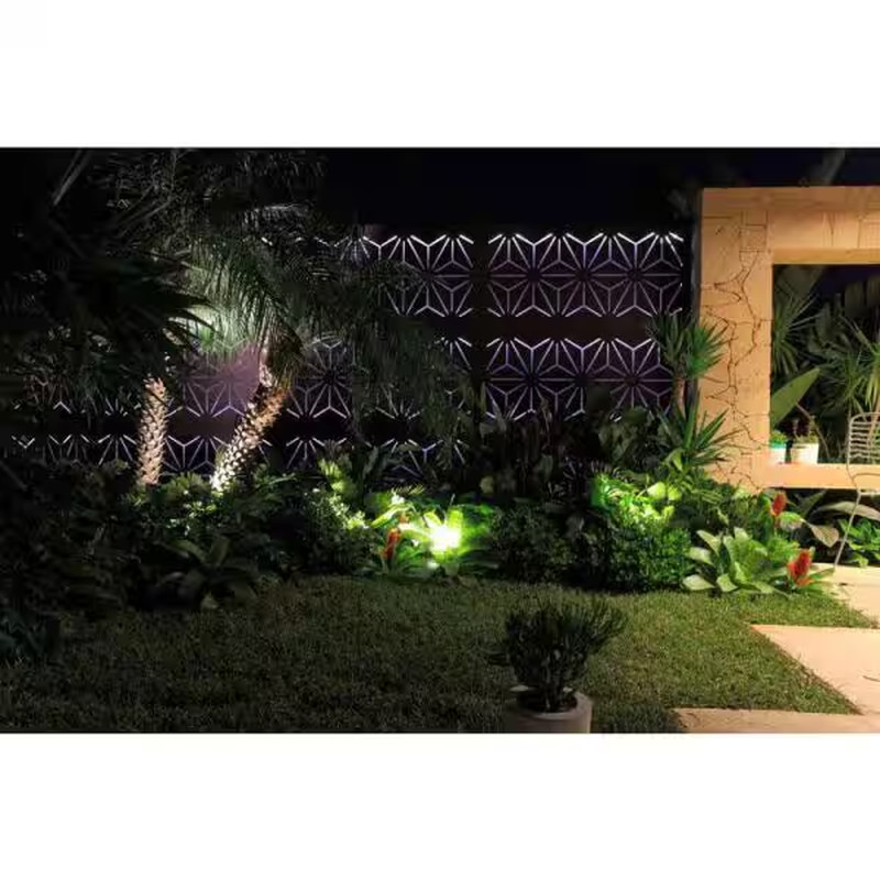 5/16 In. X 24 In. X 48 In. Star Anais Modular Hardwood Composite Decorative Fenc