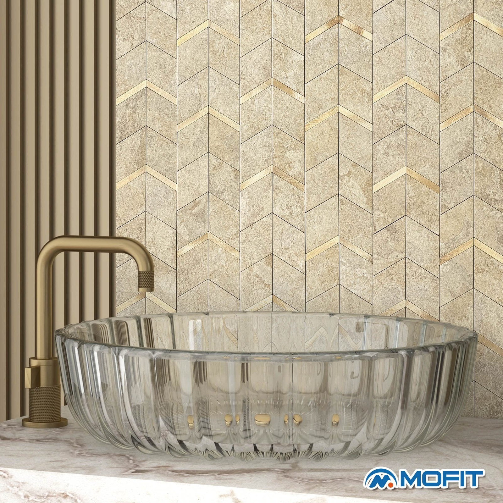 MOFIT Peel and Stick Backsplash for Kitchen,3D Wall Panel Peel and Stick Tile…