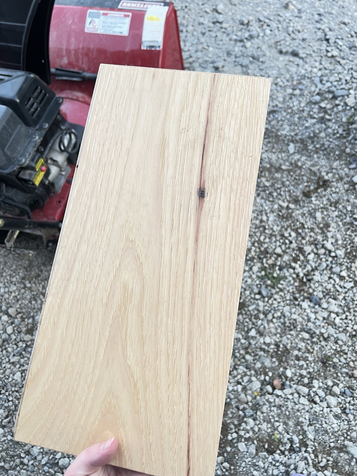 Engineered Hard Wood. 7.5 Inches Wide ea plank. Hickory Wood. Approx 175 Sq Ft