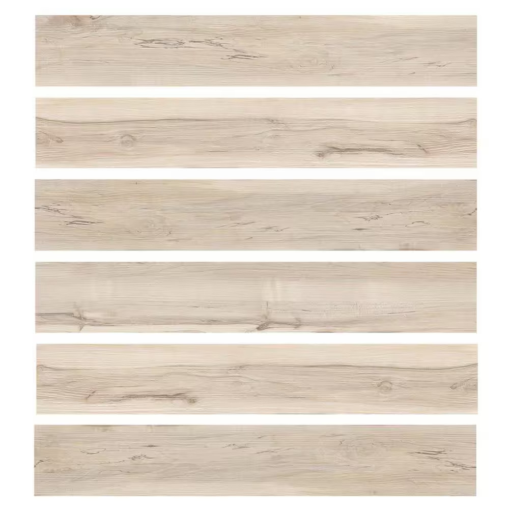 36 Pieces 12 MIL X 6″ X 36″ Water Resistant Peel and Stick Vinyl Tile Flooring f
