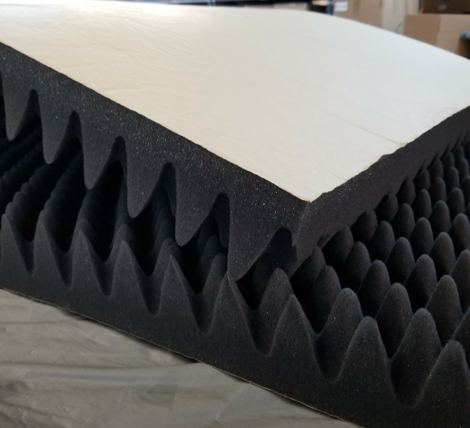 3″High 39″x78″ Acoustic Foam Tile Wall Record Studio Soundproof Fire Resistant