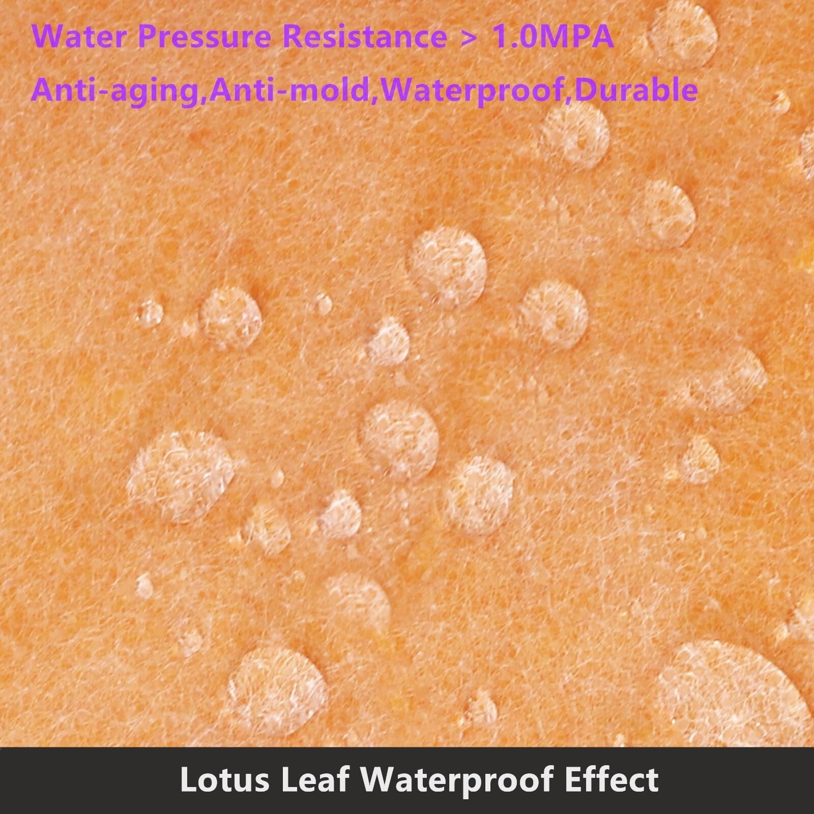 Waterproof Membrane for Shower 9.8 Inch X 98.5 Ft / 83.6 Sq Ft Waterproofing …