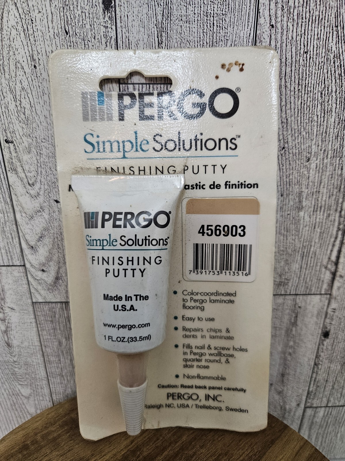 Pergo Simple Solutions Finishing Putty Laminate Repair Color #456903 Made In USA