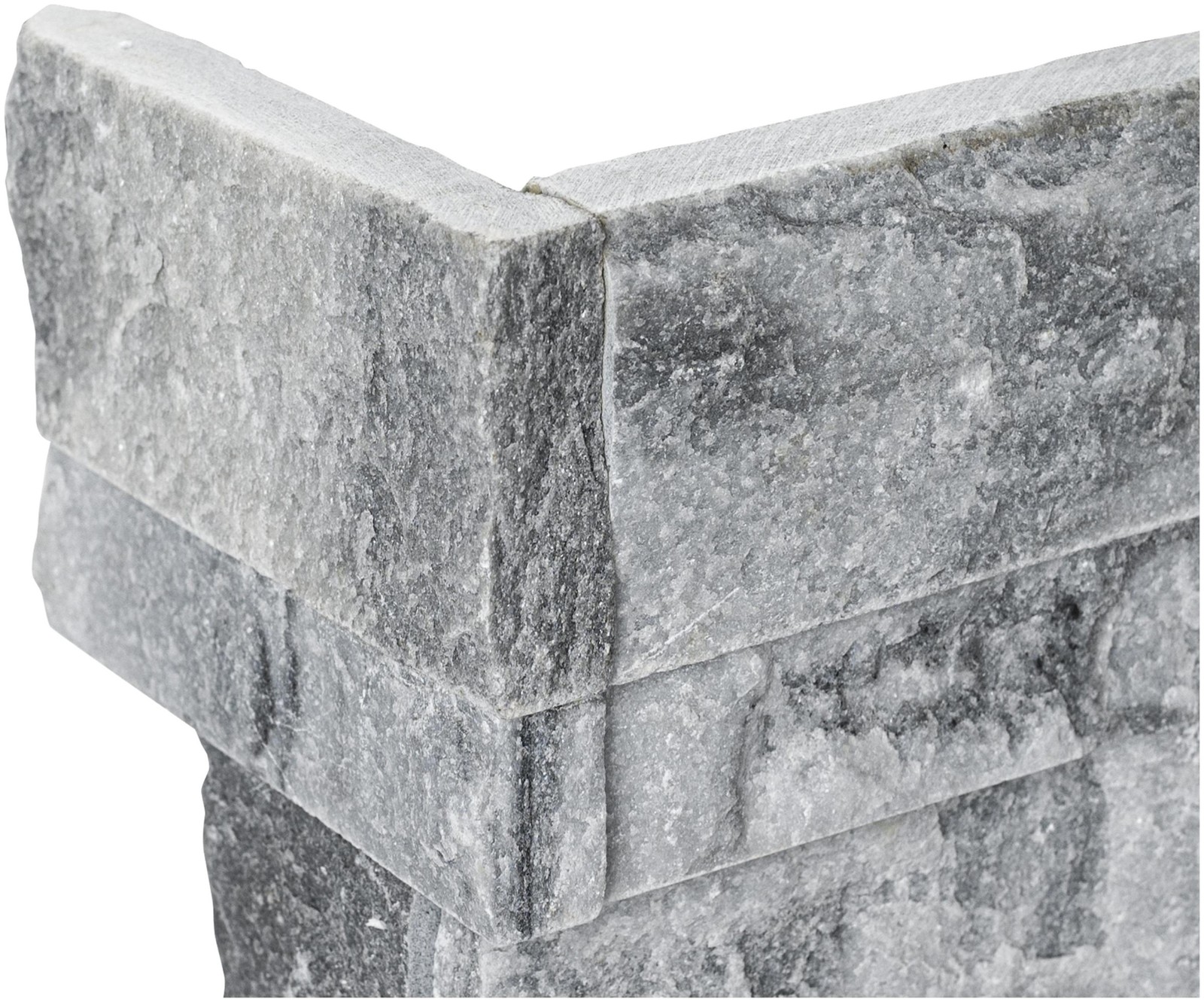Ackland AKPLPM9X18FCR-CA 9 in. x 18 in. Splitface Marble Stacked – Auric White