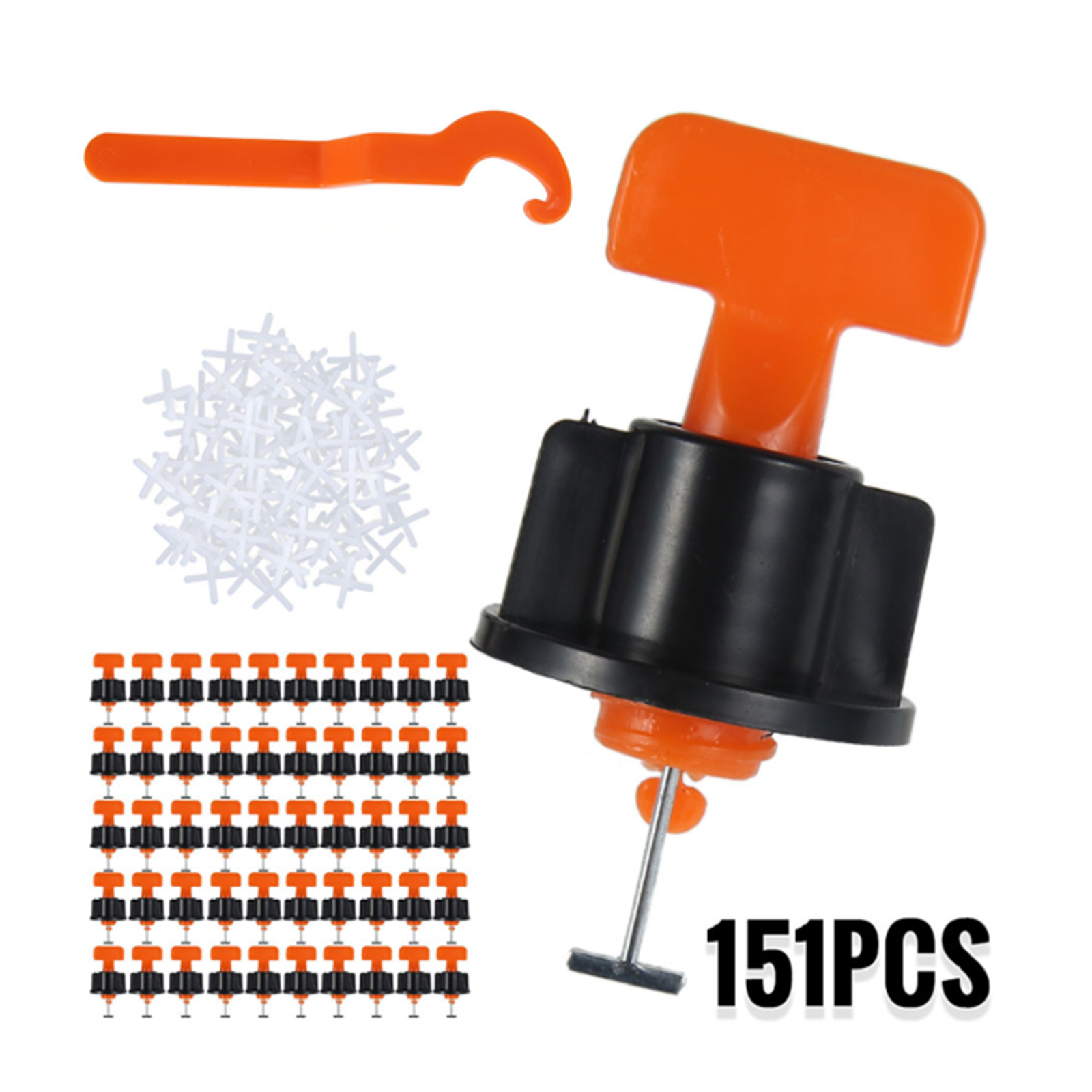 151Pcs Tile Leveling System Set Reusable Ceramic Wall Leveler Wedges Spacer U2M2