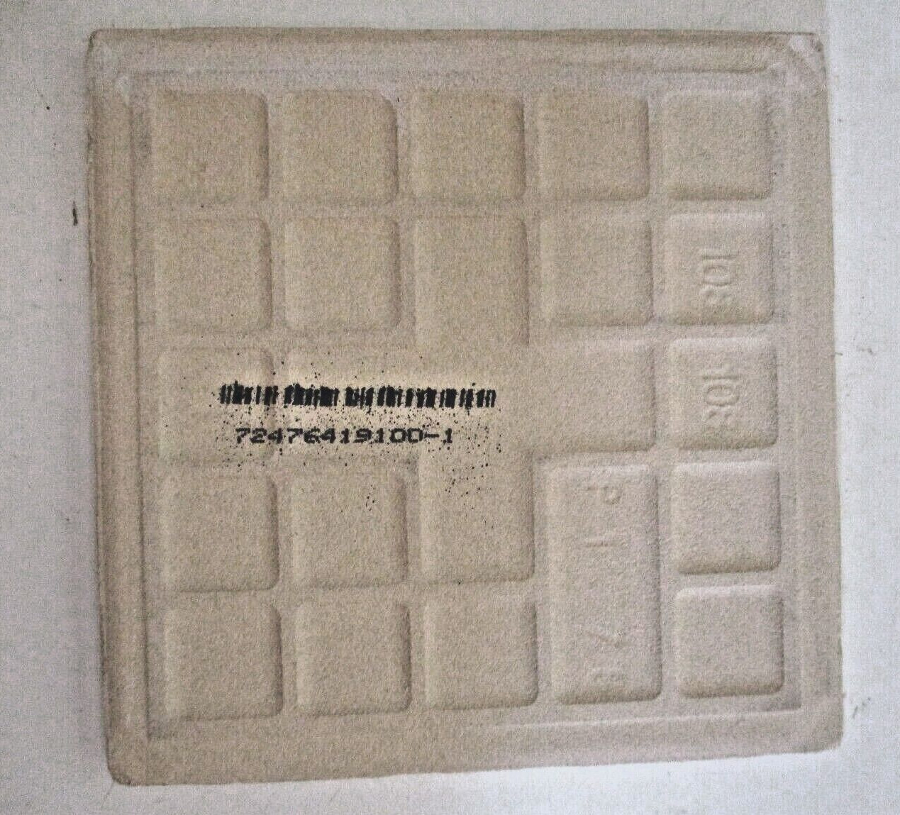 1 Wall Tile US Ceramic 72476419100-1 Brazil Off White Gloss 4-1/4″ Sq. Porcelain