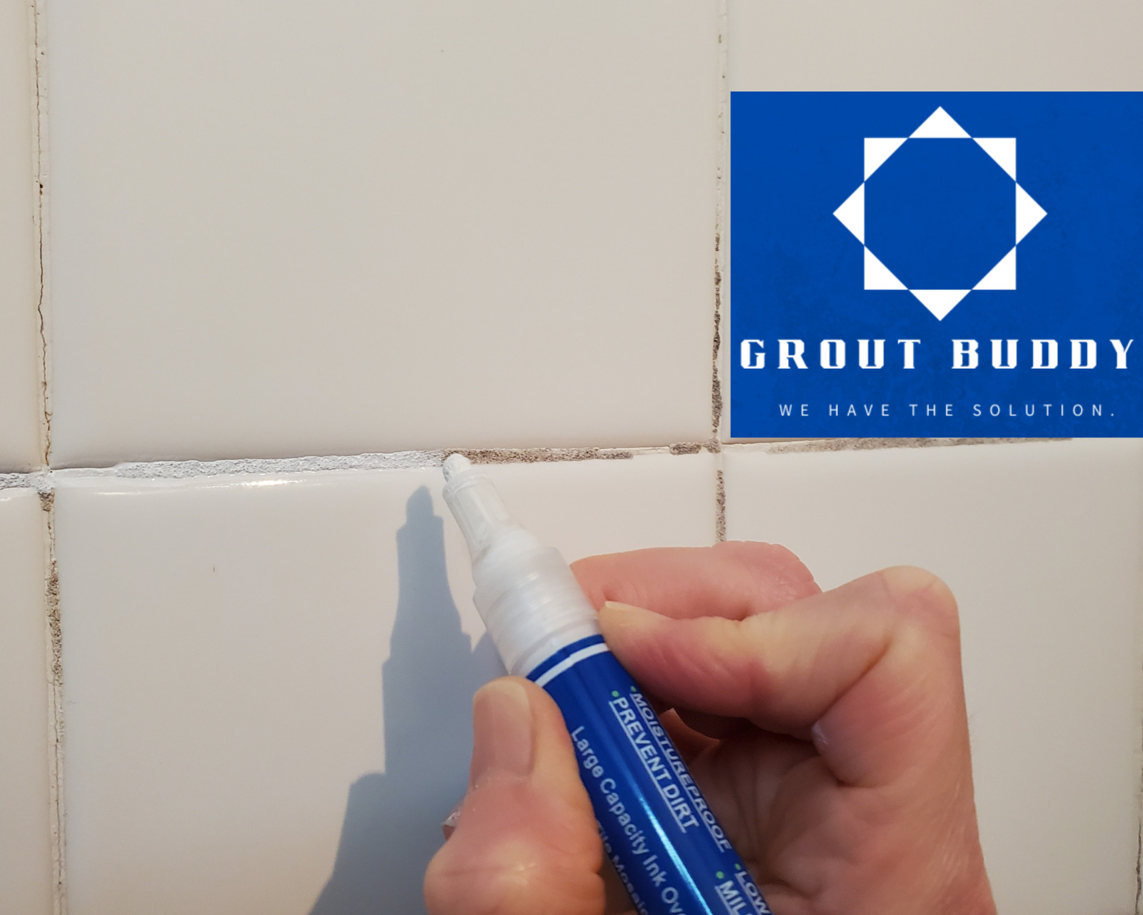 Grout Pen -grout color-sealer pen- Waterproof-mildew proof- Color White