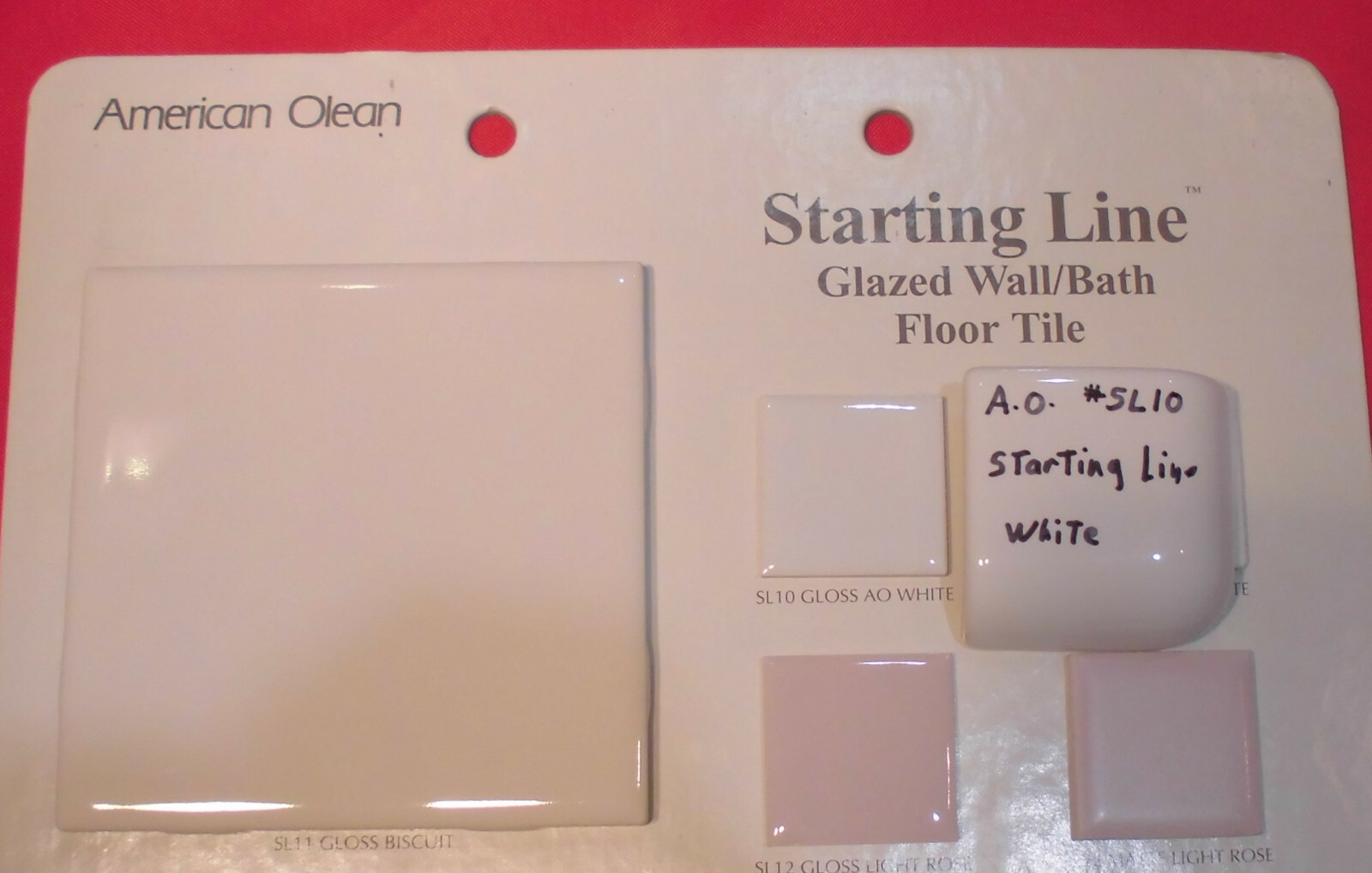 2 pcs. Starting Line White 2″ X 2″ X 5/8″ Ceramic Bullnose Radius Corner Tiles