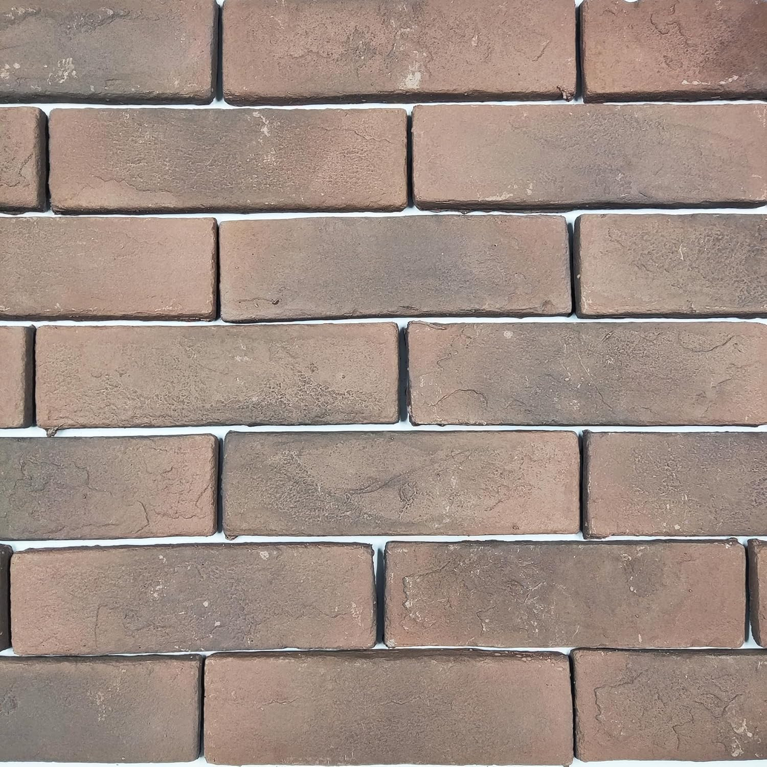 Brown Thin Wall Brick Veneers, 20 Pcs, 2.4″ x 7.9″ for Interior/Exterior Use