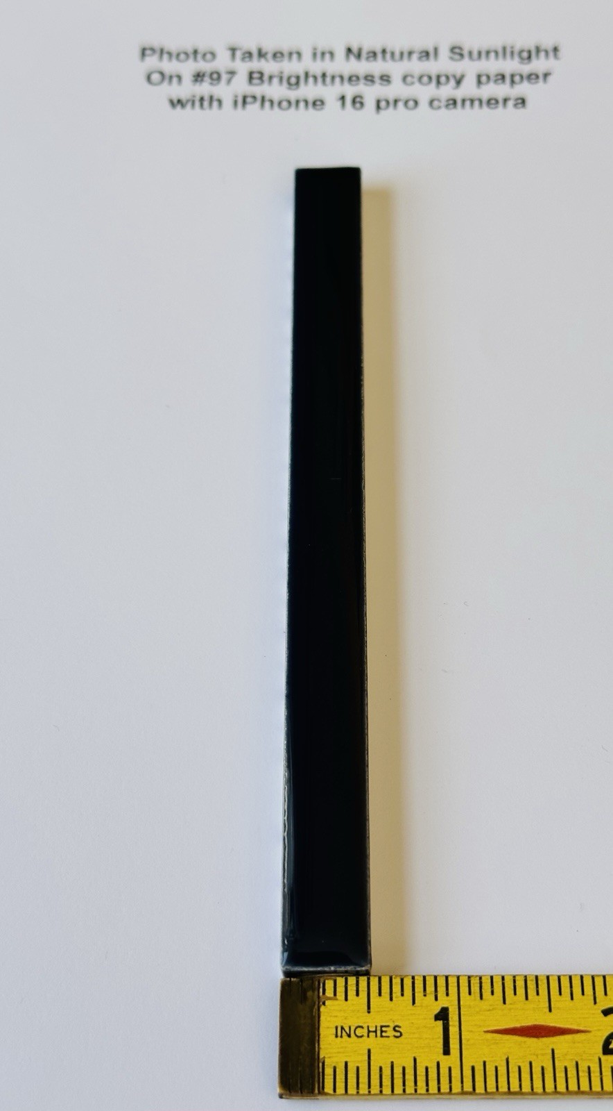 1 pc. Navy Blue: Ceramic Tile… Pencil – Liner – Sizzle: 1/2″ X 6″ by A.O. New