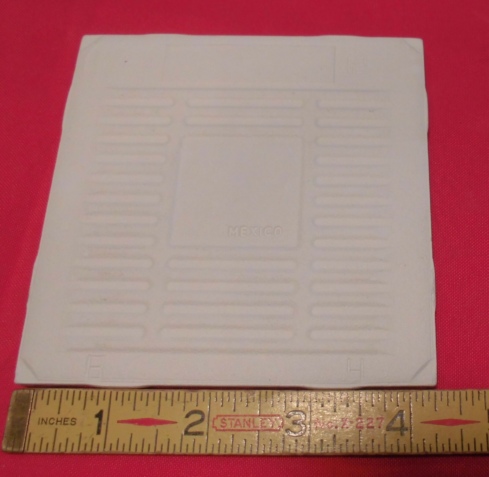 1 pc. *Wood Violet* Glossy Ceramic Tiles by Daltile…4-1/4″ Shiny Purple