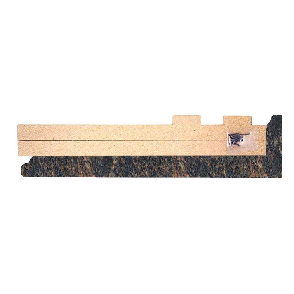 Hampton Bay 4-5/8 in. x 25-5/8 in. Laminate Endcap Kit in Spicewood Springs with