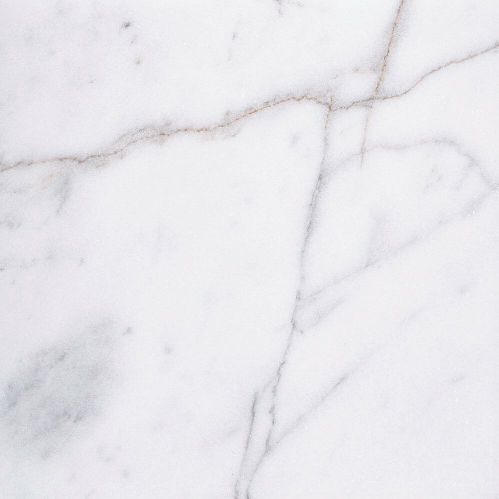 Carrara White 12×12 Polished Straight Edge Marble Tile Backsplash Kitchen Bath
