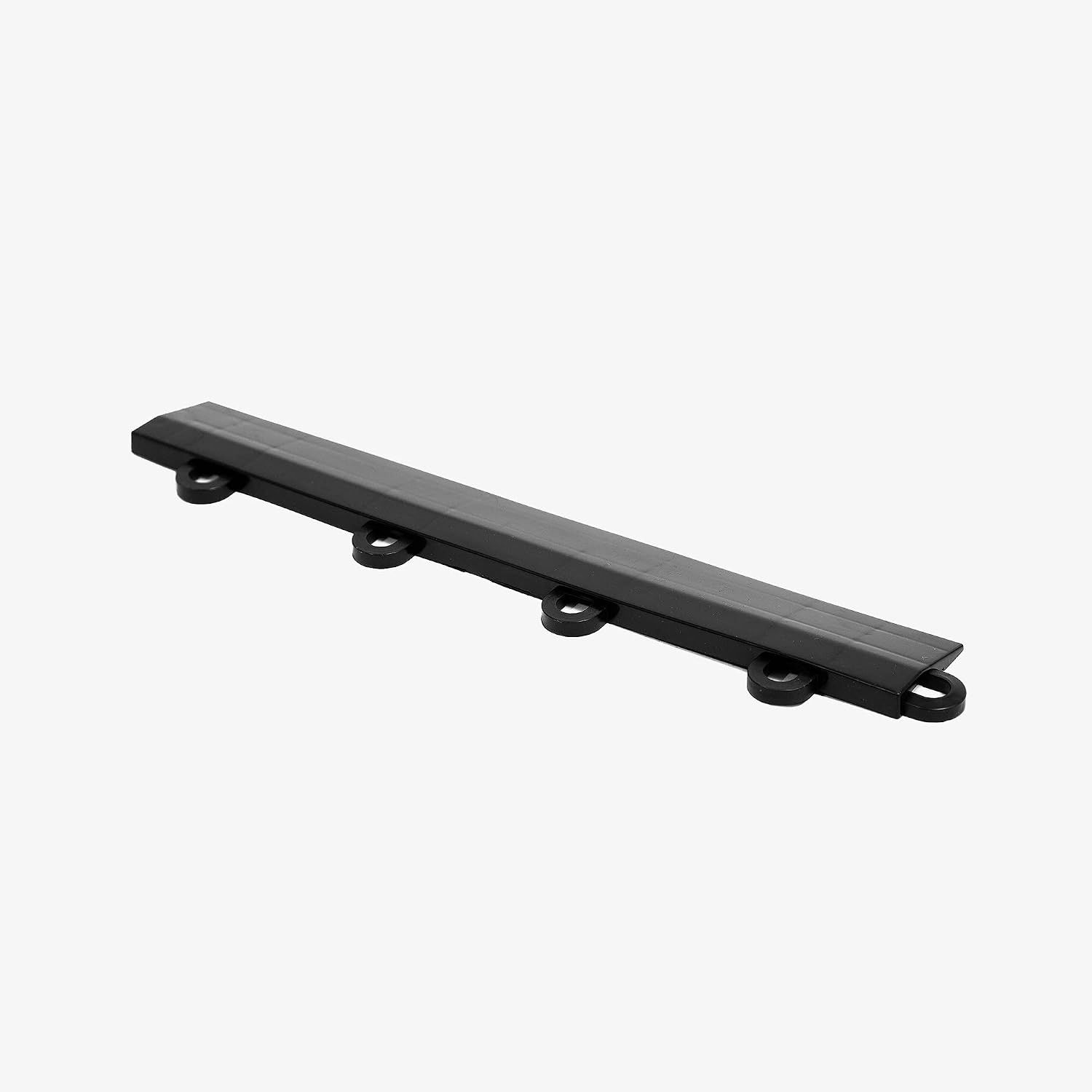 Smooth Ramped Edge Pieces for Nitro Interlocking Garage Floor Tiles – Black