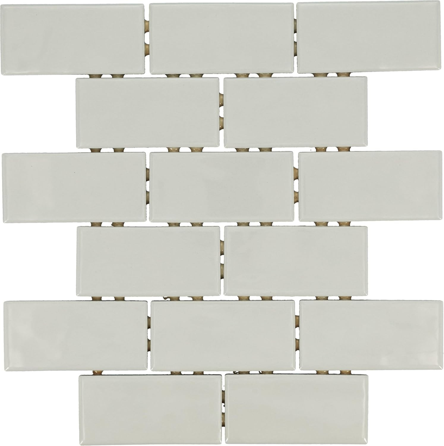 Matte Ideal Gray 2″ X 4″ Ceramic Mosaic Tiles – 9.96 SQFT per Carton