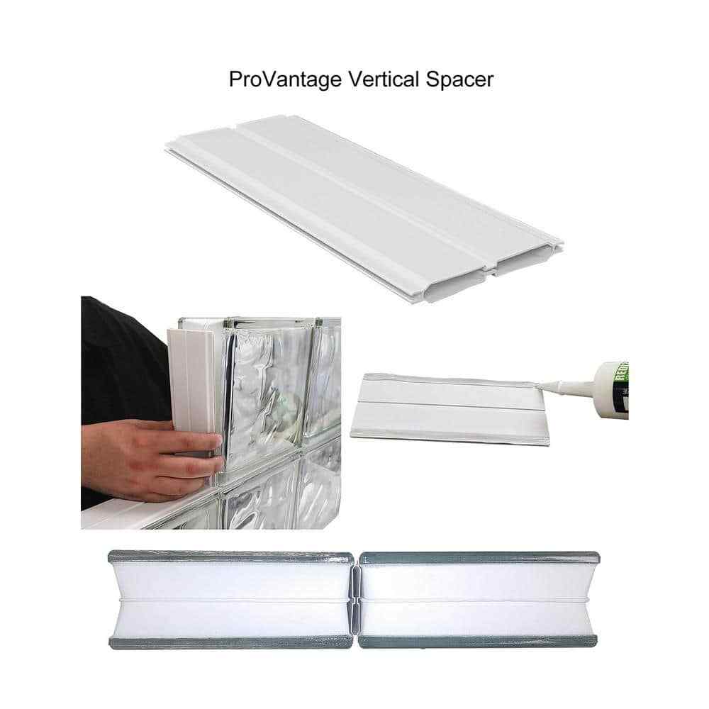 ProVantage Installation Kit 8″x8″x3″ Thick Silicone System Glass 20 Block Kit