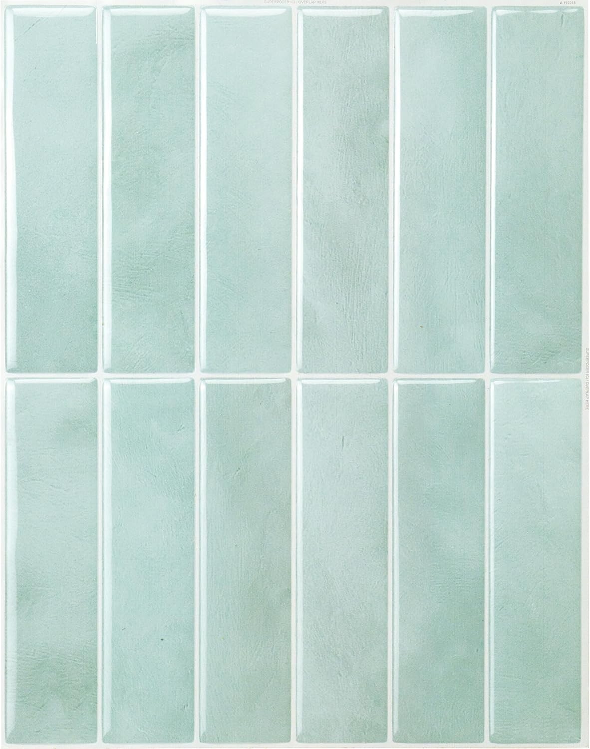 Transform Your Space: 5 Sheets of 11.43″x9″ Glossy Moroccan Peel and Stick Tiles