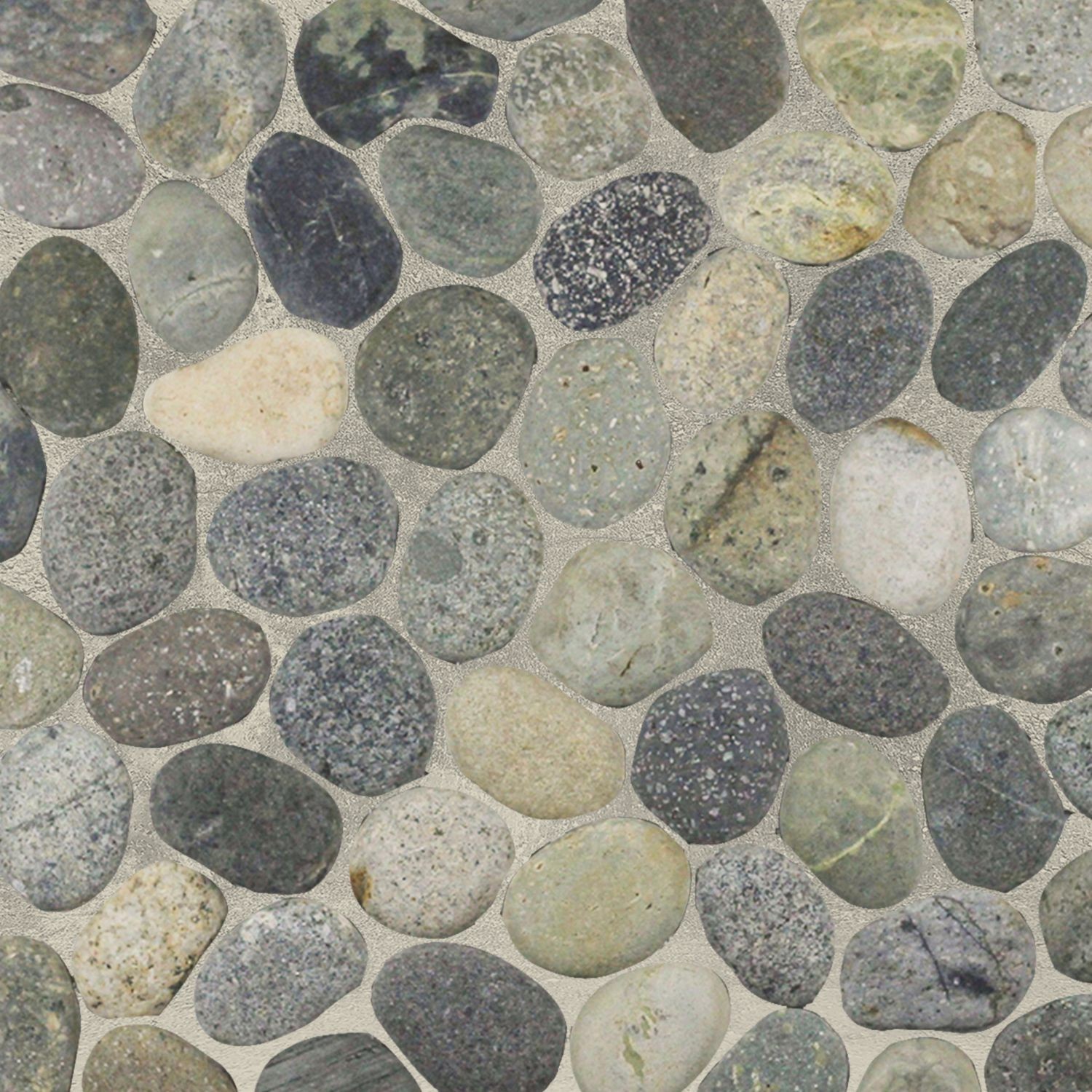 Tan Pebble Natural Stone Mosaic Wall & Floor Tile ($11.50/SqFt)