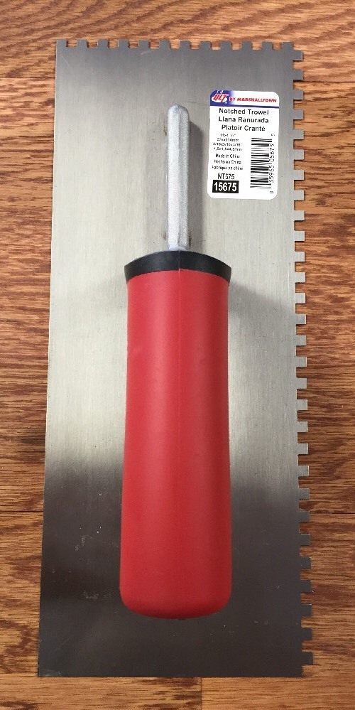 Marshalltown Tile Flooring Trowel For Schluter Ditra