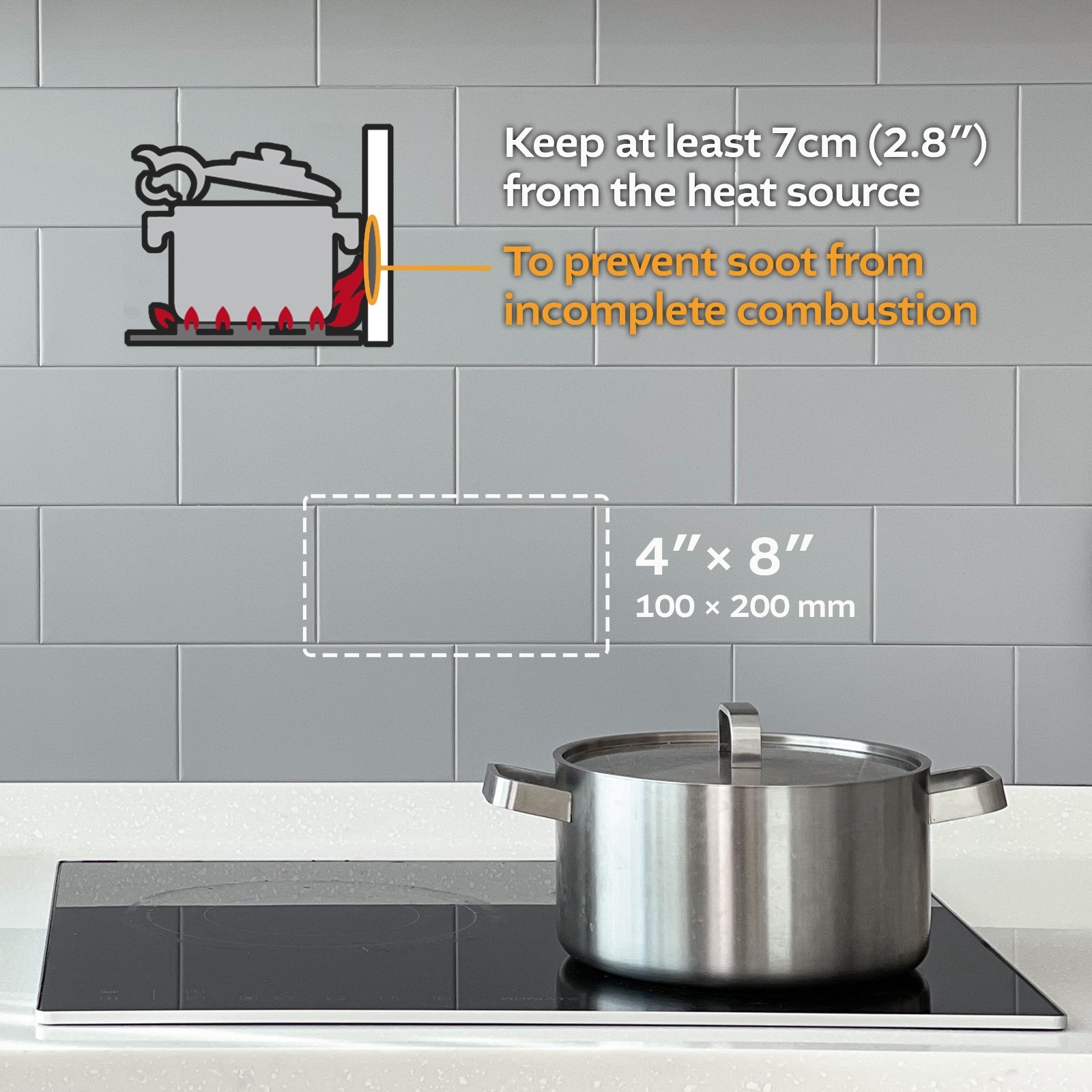 VER-Q Metal Tile Glossy White (50 sheets)- 2 Colors