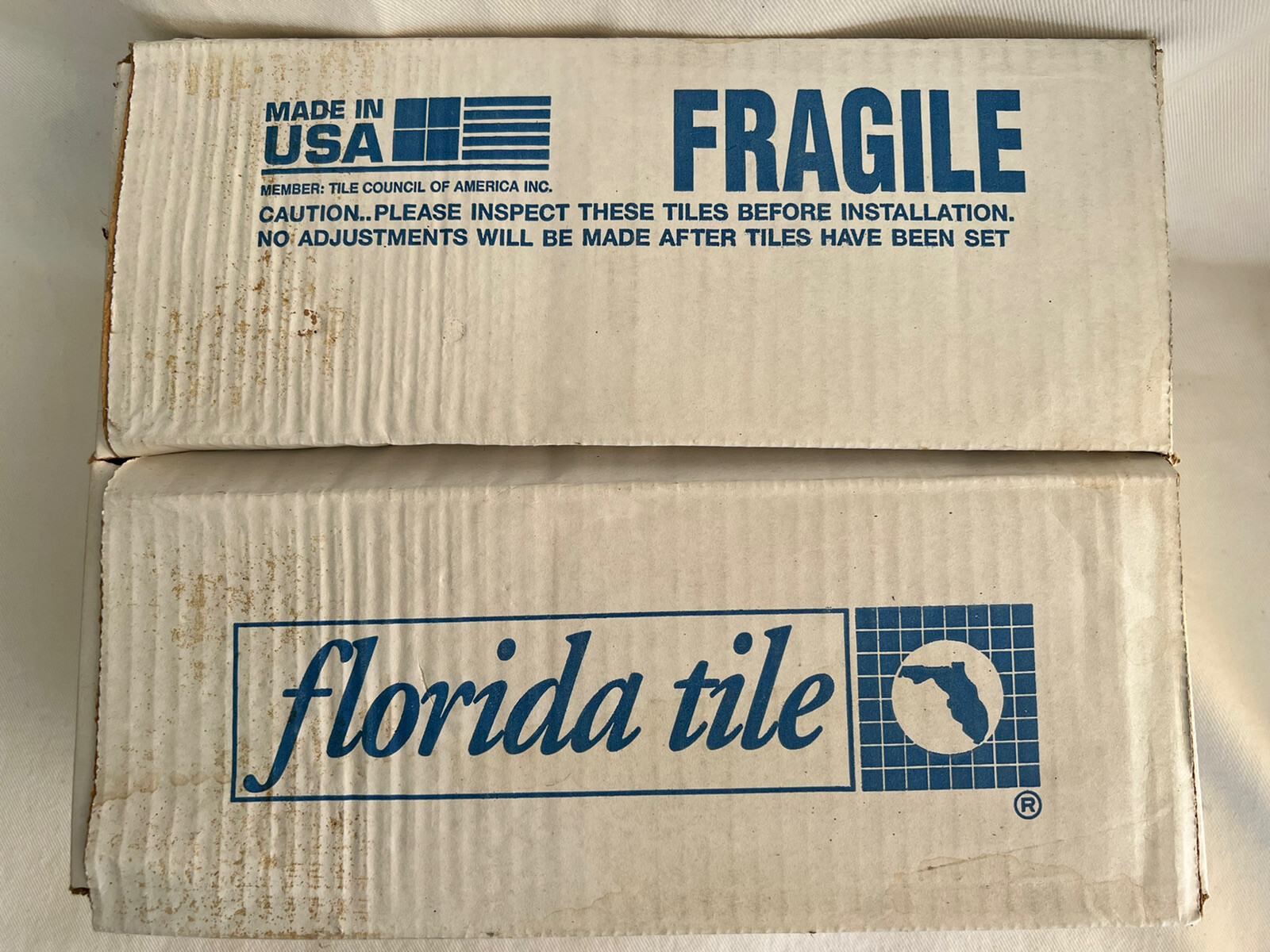 4 Florida Tile 555 Lumina Natural 4 3/8″ x 4 3/8″ Square Vintage Mid Century