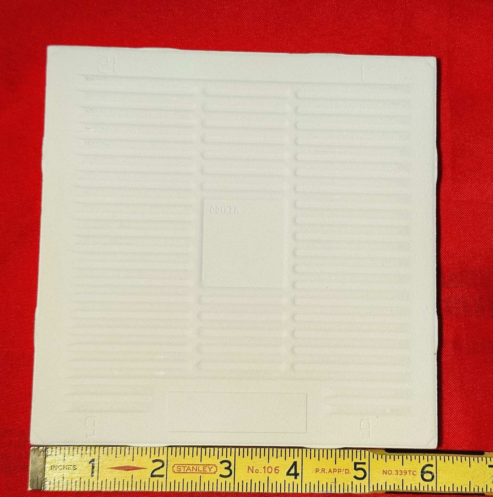1 pc. Salt & Pepper: Ceramic Tile #45 by American Olean 6″ Glossy Speckled, New